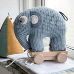 Puxador de Crochê Elefante
