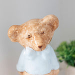 Urso Porcelana em Pé - Azul - Celina Dias bebê